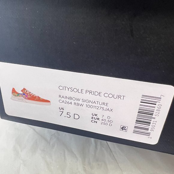 coach Citysole Court Sneaker In Rainbow Signature Canvas ca264 - Picture 8 of 8